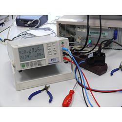 the PCE-PA 6000 digital multimeter with the PCE-PA-ADP current adaptor