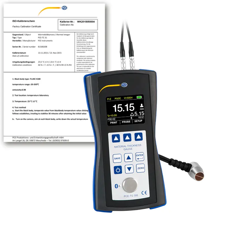 Material Thickness Meter Pce Tg No Ica Incl Iso Calibration