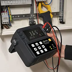 Analisador de redes elétricas - Imagem de uso
