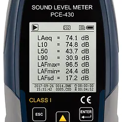 Data logger - Display 