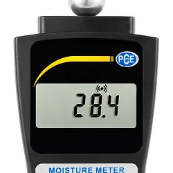 Medidor de umidade para materiais de construção Display