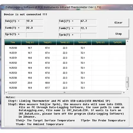 Termômetro - Software