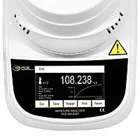 Analisador de umidade - Display