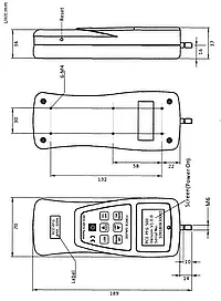 Dinamômetro - Desenho técnico 