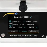 Equipamento de teste para materiais plásticos - Display