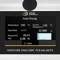 Equipamento de teste para materiais plásticos  - Display