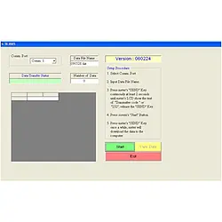 Paquete software incluido el cable USB VT-204-SW