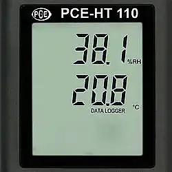 Registrador de datos de temperatura - Pantalla LCD