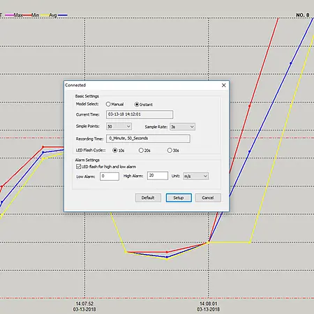 Registrador de datos USB - Software