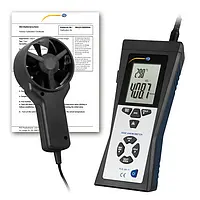 Anemómetro incl. certificado de calibración ISO