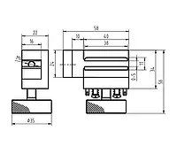 Dispositivo de sujeción - Dimensiones