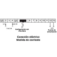 Indicador de corriente - Medida de corriente