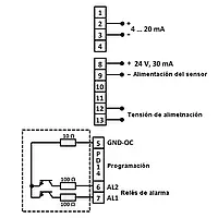 Indicador de temperatura PCE-N20I