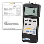 Manómetro incl. certificado de calibración ISO