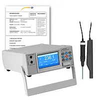 Medidor de campo electromagnético incl. certificado de calibración ISO