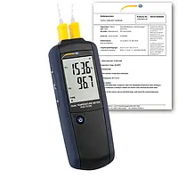 Medidor de temperatura para mantenimiento preventivo incl. certificado ISO