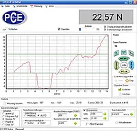 Medidor de torque Software