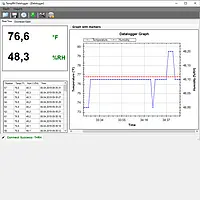 Registrador de humedad y temperatura - Software