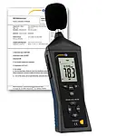 Sonómetro incl. certificado de calibración ISO