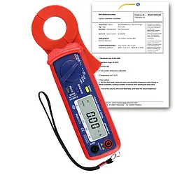 Amperímetro incl. certificado de calibración ISO