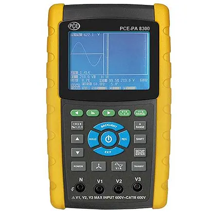 Analizador de potencia y armónicos PCE-PA 8300-2