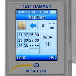 Comprobador de material - Pantalla LCD 