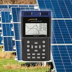 Contador de radiación solar para campos solares