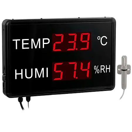 Display de temperatura y humedad