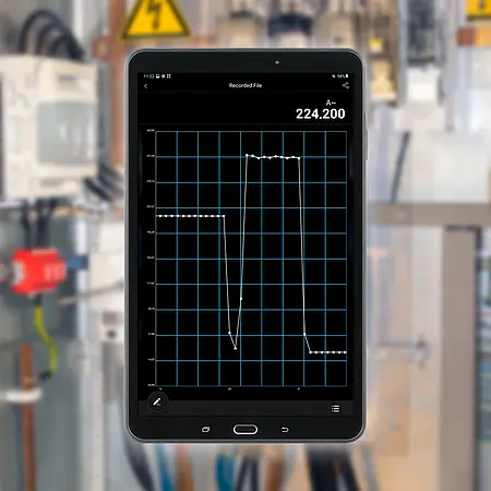 Pinza amperimétrica para 1500V DC - APP para el móvil