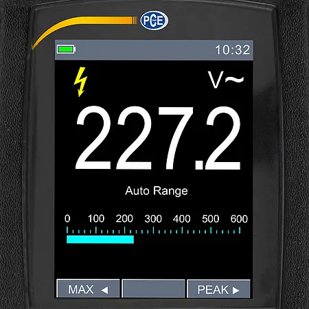 Pinza amperimétrica - Pantalla LCD