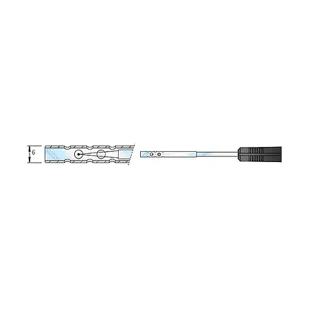 Sonda de temperatura tipo K para aire/gas