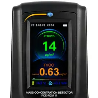 Contador de partículas PCE-RCM 11 - Medición del TVOC