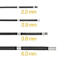 Cámara de inspección - Diferentes grosores