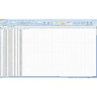 Higrómetro - Excel con los datos