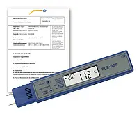 Medidor de humedad absoluta incl. certificado de calibración ISO