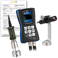 Medidor de vibraciones incl. certificado de calibración ISO