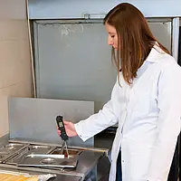 Termómetro para alimentos - Haciendo una comprobación