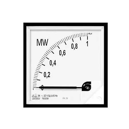 Analog display til præstationsmåling PCE-PA39