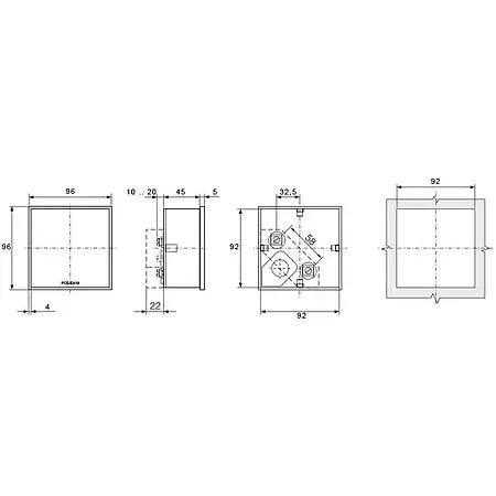 Dimensioner PCE-EA19U