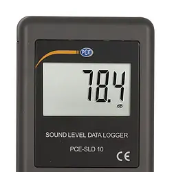 Lydniveau Datalogger PCE-SLD 10 Display