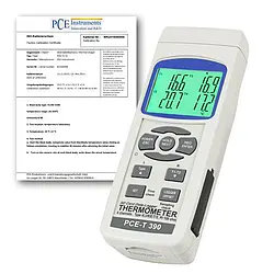 Datalogger PCE-T390-ICA inkl. ISO-kalibreringscertifikat