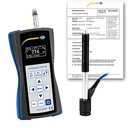 Durometer PCE-2000000N-ICA inklusive ISO-kalibreringscertifikat