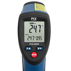 Pyrometer PCE-889B Display