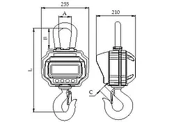 Kranwhaage PCE-CS 5000N