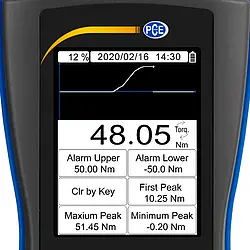 Momentmålingsenhed PCE-DFG N 50TW Display