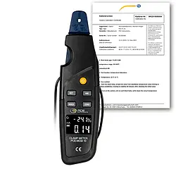 Tang amperemeter PCE-MCM 10-ICA inkl. ISO-kalibreringscertifikat