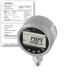 PCE-DPG 200-ICA-trykmålingsenhed inklusive ISO-kalibreringscertifikat