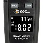 Amperemeter PCE-MCM 10-ICA inkl. ISO-kalibreringscertifikat display