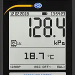 Forskellige trykmåler PCE-PDA 100L display