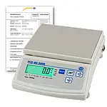 BasicWaage PCE-BS 3000-ICA inklusive ISO-kalibreringscertifikat